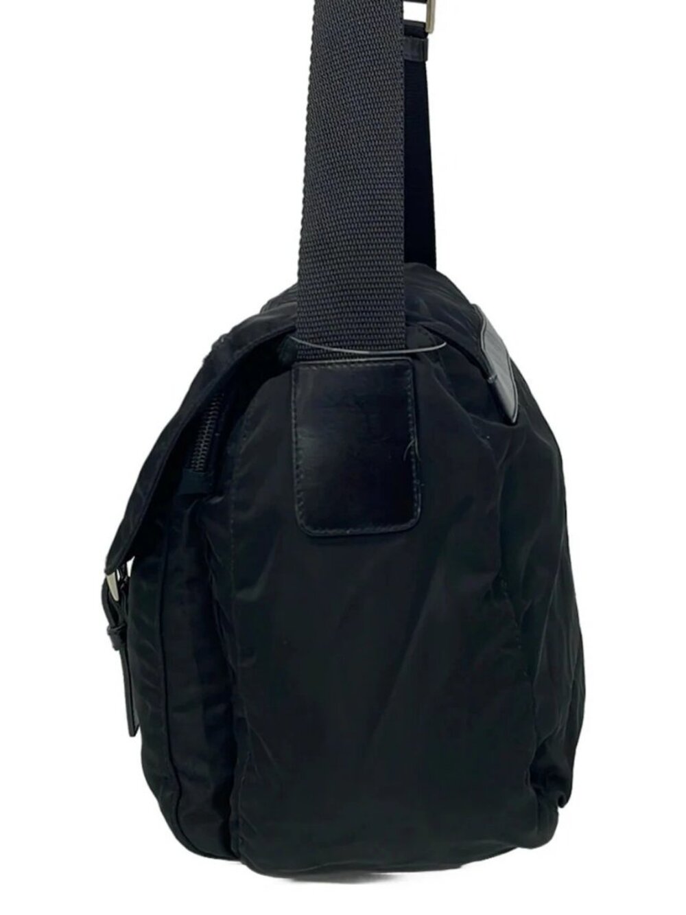 PRADA Black Nylon Shoulder Bag - Picture 3 of 12